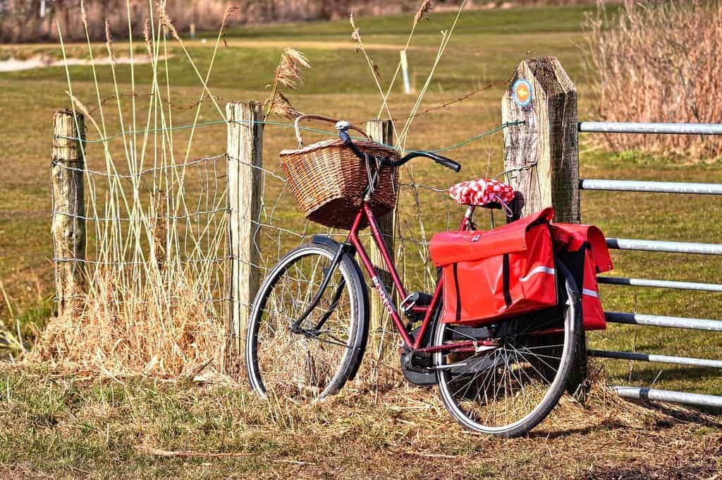 fietsroutes in Nederland groen