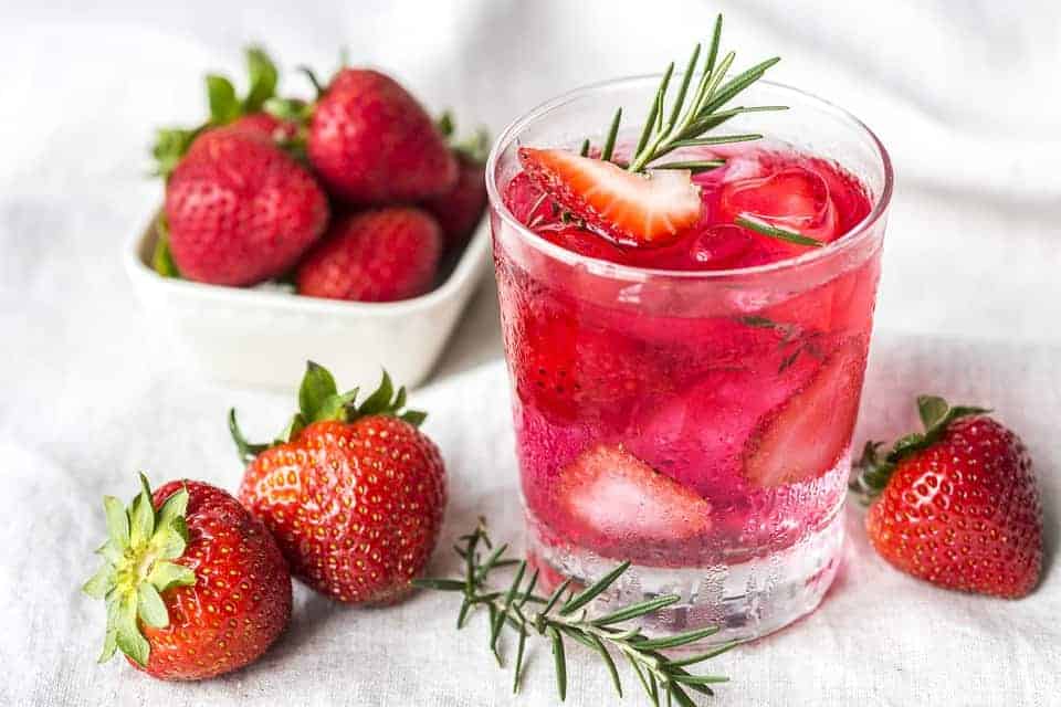 fruitwater aardbei