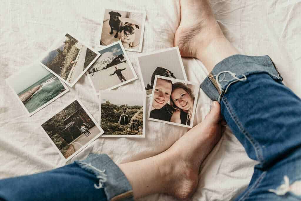 polaroids vakantiefoto's