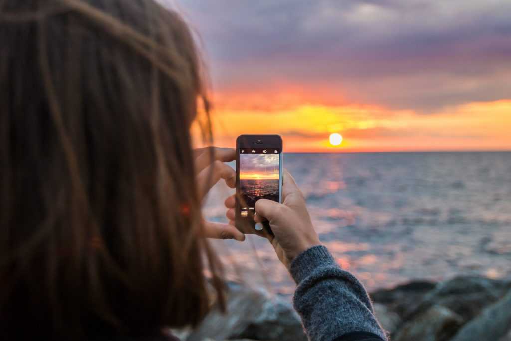 vakantiefoto's maken telefoon