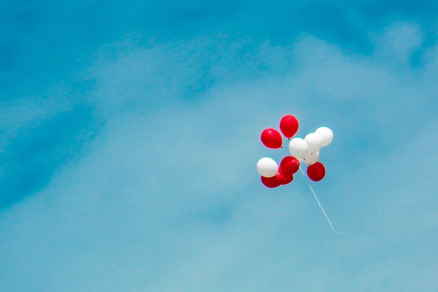 ballonnen ballen hoog