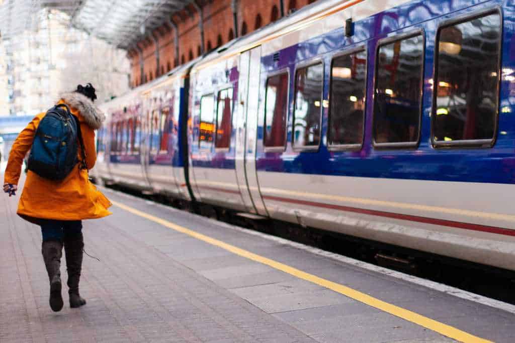 laat rennen voor de trein